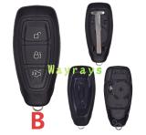 For Ford Focus key shell with  T  blade with oval logo place