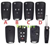 [Normal model] For Opel key shell with round logo place