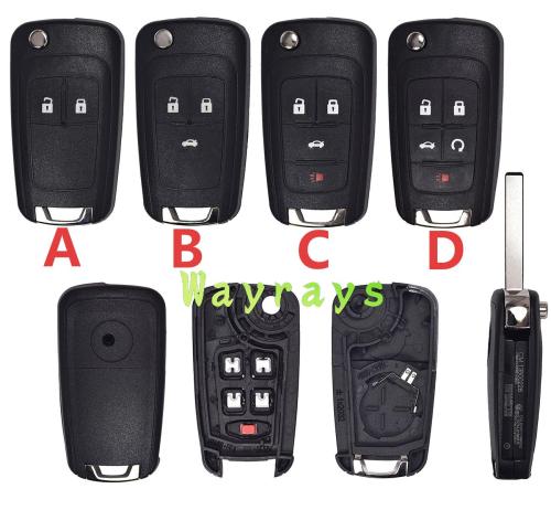 [Normal model] For Opel key shell with round logo place