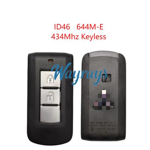 Original for Mitsubishi 644M-KEY-E ID46 chip 434mhz keyless 2 button remote key