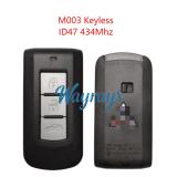 Original for Mitsubishi M003 ID47 chip 434mhz keyless 3 button remote key