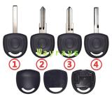 For Opel Chevrolet Buick transponder key shell withoit chip without logo
