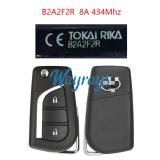 Original for Toyota B2A2F2R 8A chip 434mhz 2 button remote key