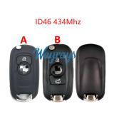 Original for Vauxhall ID46 chip 434mhz 2/3 button remote key
