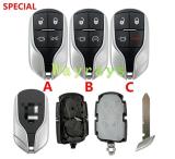 For Maserati key shell with  OEM logo place