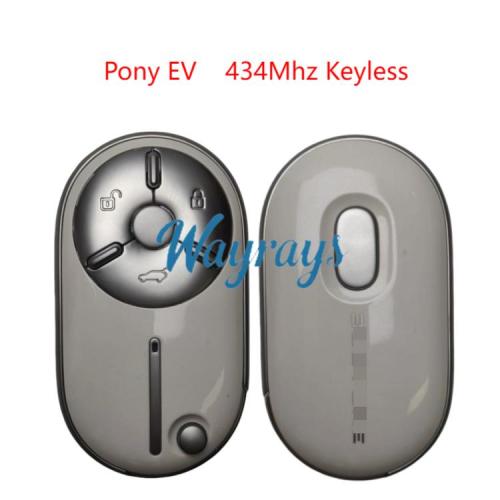 Original for Bestune Pony EV 434mhz keyless 3 button remote key