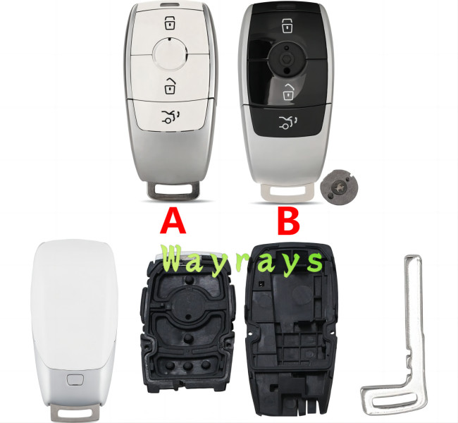 For Benz key shell with round logo place