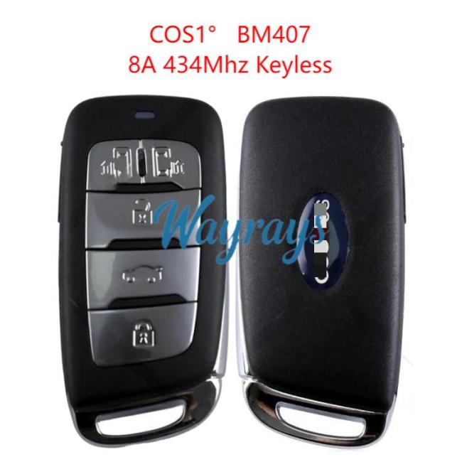 Original for ChangAn Oshan COS1° BM407 8A chip 434mhz keyless 5 button remote key