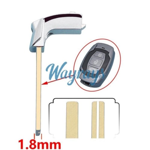 [Thick:1.8mm]
For BYD G6 emergency key blade