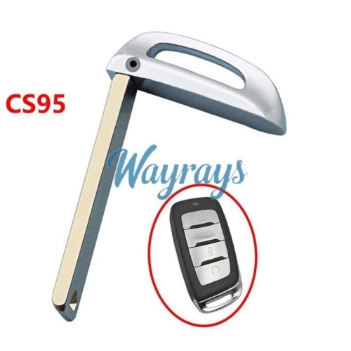 For Changan CS95 emergency key blade