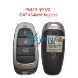 Original for Hyundai 95440-N9022 ID47 chip 434mhz keyless 5 button remote key