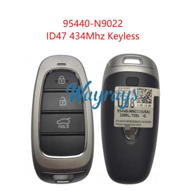 Original for Hyundai 95440-N9022 ID47 chip 434mhz keyless 5 button remote key