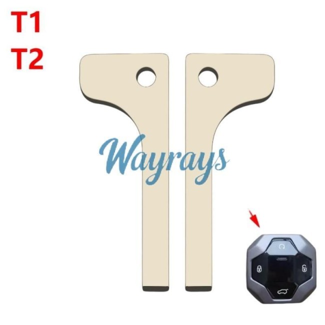 For Chery T1 T2 emergency key blade