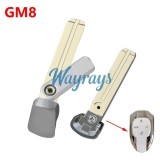 For Trumpchi GM8 grey emergency key blade