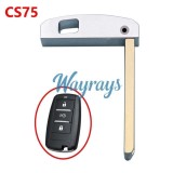 For Changan CS75 emergency key blade