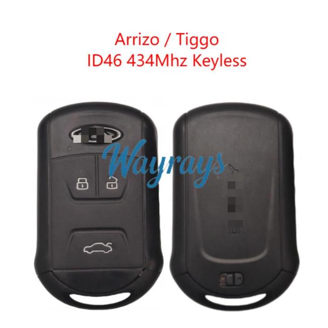 Original for Chery Arrizo /Tiggo ID46 chip 434mhz keyless 3 button remote key