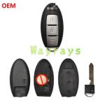 For Original Nissan key shell with OEM logo place