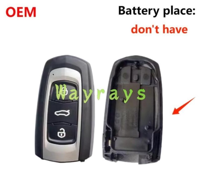 [without battery clamp][without blade]For Original Geely S1 key shell with logo place