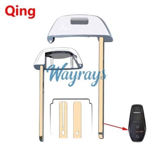 For BYD Qing emergency key blade