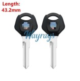 [Length:43.2mm][OEM logo]For Yamaha YS150/250 C225 motorcycle key shells