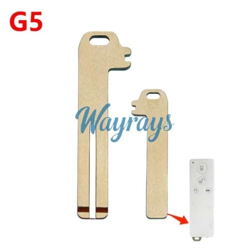 For BYD G5 emergency key blade
