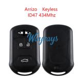 Original for Chery Arrizo ID47 chip 434mhz keyless 3 button remote key