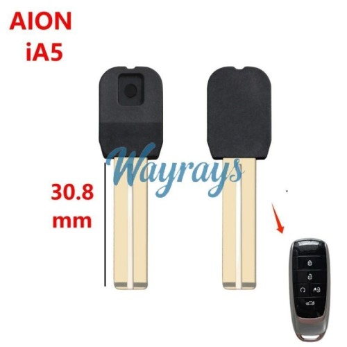 [30.8mm]
For Trumpchi AION iA5 S YV emergency key blade