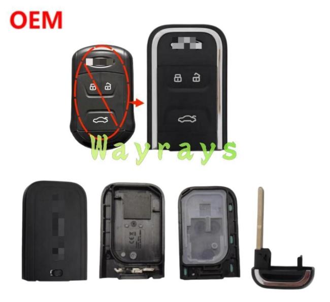 For Original modified Chery 7 Chery 5 key shell with OEM logo place