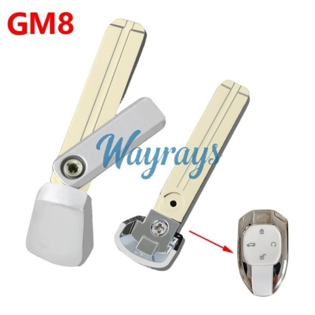 For Trumpchi GM8 sliver emergency key blade