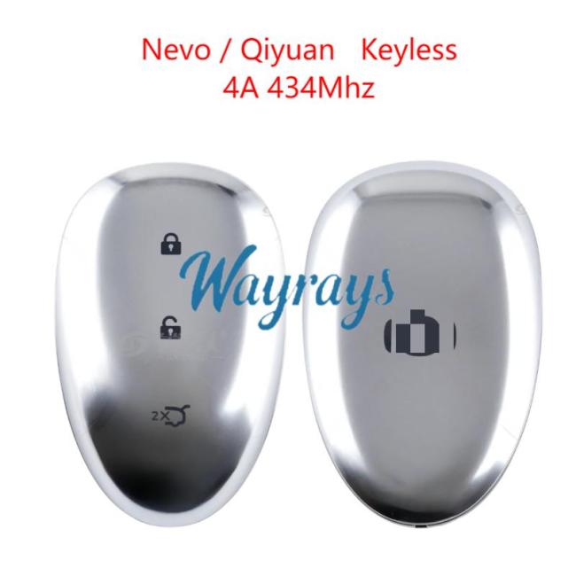 Original for ChangAn Nevo/Qiyuan EQ01 4A chip 434mhz keyless 3 button remote key