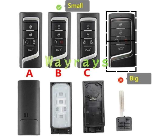 For Trumpchi GS8 GS5 GM8 key shell without logo place