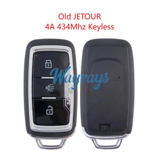 Original for Chery Old Jetour 4A chip 434mhz keyless 3 button remote key