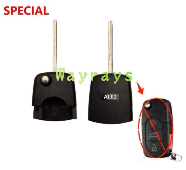 [Only the key shell head]For Audi key shell,with OEM logo place