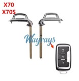 For Chery X70 X70S emergency key blade