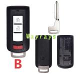 For Mitsubishi 2008-2018 ASX key shell without logo
