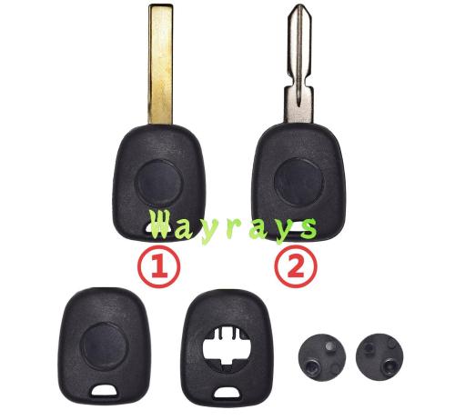 For BMW transponder key shell without chip without logo