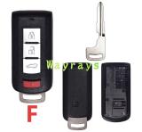 For Mitsubishi 2008-2018 ASX key shell without logo