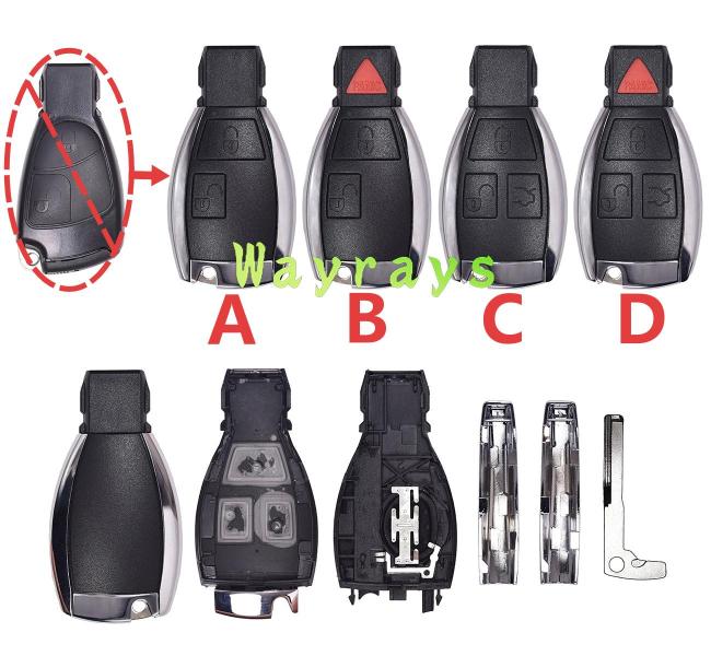 For Benz modified key shell without logo