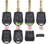 For BMW key shell with 2 track/4 track blade without logo