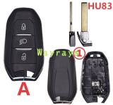 [Use for wide PCB] For Citroen Peugeot key shell without logo