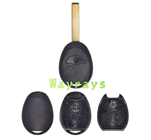 For BMW mini key shell with ring logo place