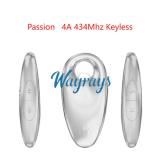 Original for Voyah Passion 4A chip 434mhz keyless 4 button remote key