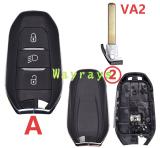 [Use for wide PCB] For Citroen Peugeot key shell without logo