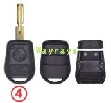 For BMW key shell with 2 track/4 track blade without logo