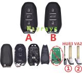 [Use for wide PCB] For Citroen Peugeot key shell without logo