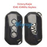 Original for Wuling Victory/Kaijie ID46 chip 434mhz keyless 3 button remote key