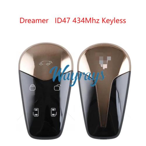 Original for Voyah Dreamer ID47 chip 434mhz keyless 5 button remote key