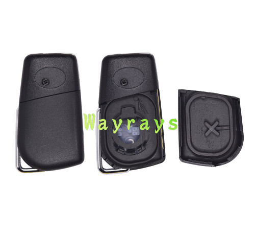 [Model ②] For Toyota key shell with oval logo place