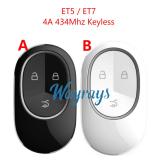 Original for NIO ET5/ET7 4A chip 434mhz keyless 3 button remote key