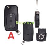 [For CR1620 small battery] For VW key shell  with round logo place